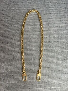 Louis Vuitton gold chain strap